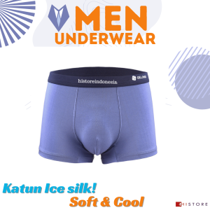 Celana Dalam Pria 2 pcs Underwear Boxer Ice Silk Ukuran L–2XL (55 – 77.5kg) 815 816 817