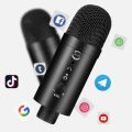 USB Condenser Microphone  Recording for Singing Full Set for MAC or Windows or Android Microphone for Videoke Complete Set Mic Condenser with Tripod Stand. 