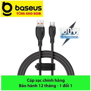Cáp sạc nhanh truyền dữ liệu Ba-se-us Pudding Series Fast Charging Cable USB to Type-C 100W