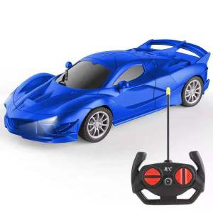 V.TOP Mobil Sport Remote Control 1/18 Skala Lampu LED Mobil Mainan Listrik Mobil Mainan Kecepatan Tinggi Dengan Lampu Depan Hadiah Anak-anak