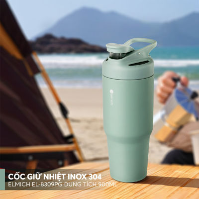 (Duy nhất 20h ngày 06-09.07)Cốc giữ nhiệt inox 304 Elmich EL8309 dung tích 900ml