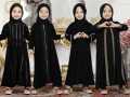 YM deFashion Gamis Anak Abaya Turkey Andhita Jetblack Kids TANPA JILBAB/ Pakaian Muslim Anak / Dress Muslimah anak / Dress Maxi kids / Gamis Modern Anak / Gamis Syari Anak. 