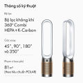 Máy lọc không khí Dyson Purifier Cool PC2 De-NOx TP12 (Trắng/Vàng). 