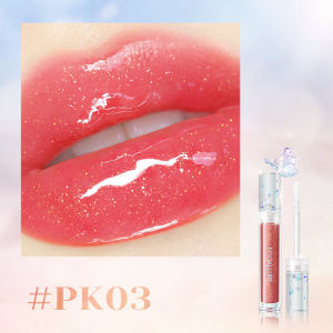 FOCALLURE FA-L09 Watery Glow Lip Gloss Plumpy Tinted Shimmer Glitter Long-Lasting Moisture Lipstick