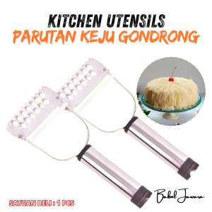 ( 1 PCS ) ALAT KUPAS PARUT BUAH GREATER PEELER STAINLESS STEEL / PARUTAN KEJU GONDRONG SERBAGUNA