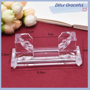 Ditur Transparent Acrylic Bracelet Display Rack Bangle Organizer Storage Holder Stand