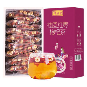 Longan Jujube Wolfberry Tea Gift Box 桂圆红枣枸杞茶礼盒 15g x 20pkts袋 Blood Enriching 补血 Red Date Goji Berry