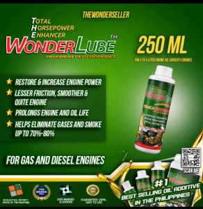 250ml The Wonderlube Additive for Gas and Diesel Engine Fuel Saving Lube Additive