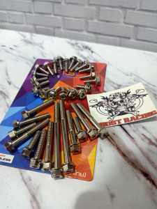 baut probolt cvt Vario 125 vario 150 plus baut body honda chrom