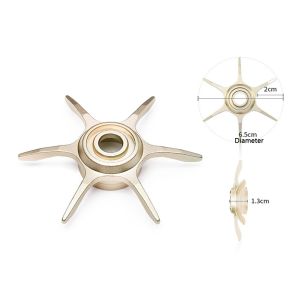 NALANILI Nhôm 65mm sao Hợp nhôm Phanh Sáu Sao Máy câu Baitcaster Drag Nâng cấp hiệu suất Nâng cấp DIY Phụ kiện cần câu Câu cá bằng cần câu