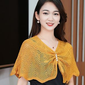 NOBLELUX Breathable Knitted Shawl Short Multicolor Tulle Shawl Lace Thin Jacket Thin Coat Women