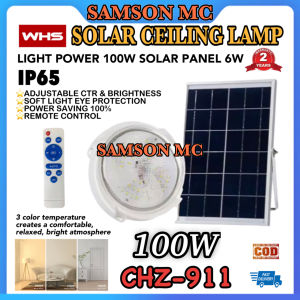WHS 100W Solar Ceiling Lamp Home indoor ceiling light Balcony lights Stair lights Solar garden lights Bedroom ceiling
