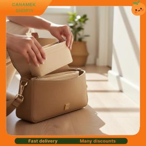 ❣️❣️❣️ Felt Fabric Purse Organizer Insert for Women Tote Handbag Multi Pocket Bag Liner 8 Compartments Daily Office Storage