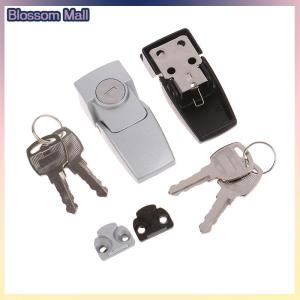 [Blossom] Cabinet Coated Metal Hasp Latch DK604 Security Toggle Lock With Two Keys