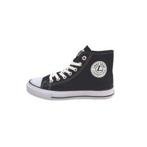 Sepatu LIGHT STAR LIGHTSTAR BASIC High Cut Sekolah Hitam Putih Sneakers Kanvas