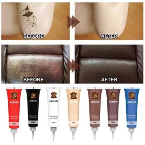 RomanticHouse 20ml Leather Repair Cream Shoes Complementary Color Gel Sofa Car Seat Clothes Refurbish Polish Leather Care