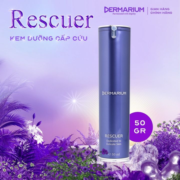 Kem Dưỡng Ẩm Dermarium Phục Hồi, Dịu Da, Giảm Viêm The Rescuer 50g ...