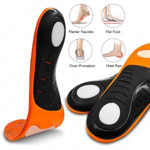 1 pair of new mens and womens arch support sports insoles breathable shock absorption flat foot orthopedic insoles foot care pads upgrade pads