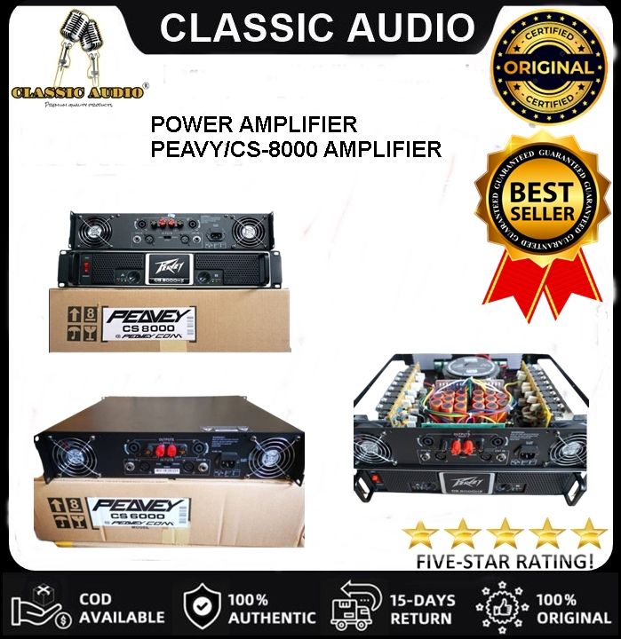 CLASSIC AUDIO POWER AMPLIFIER PEAVY/CS-8000 AMPLIFIER (ORIGINAL