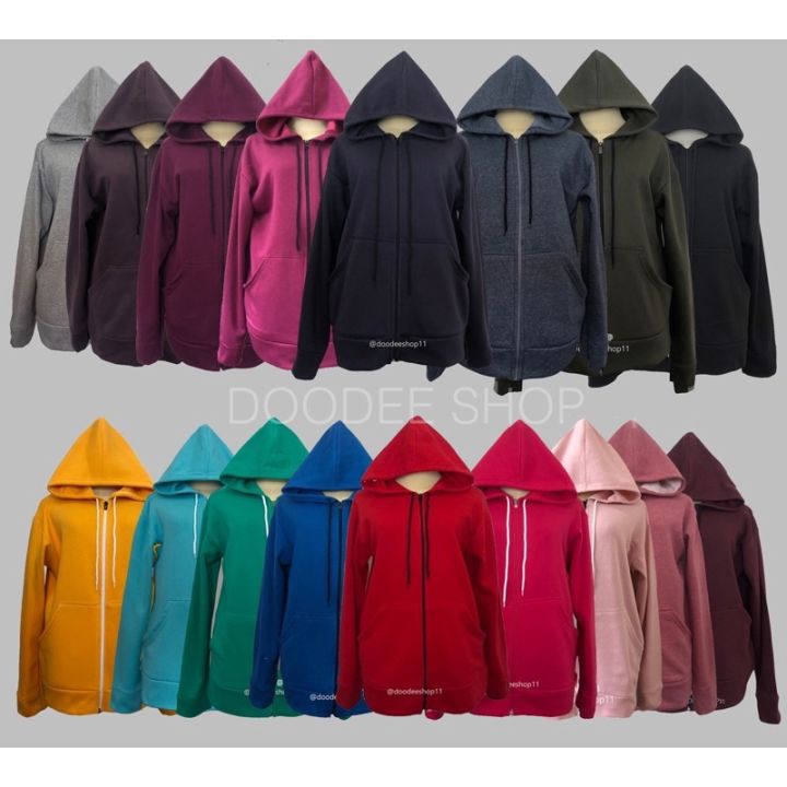 ⚡️⚡️ เสื้อกันหนาว เสื้อฮู้ด ผ้าหนา มีเชือก ⚡️ | Lazada.co.th