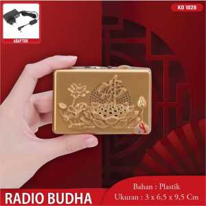 Radio Budha Mini Emas Radio Lagu Musik Buhda Treal Radio Budha Da Bei Zhou Radio Tape Sembahyang