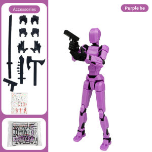 Dream Toy Lucky 13 Action Figure 3D Dummy 13 Robot Toy Movable Figures Movable Joints Toy