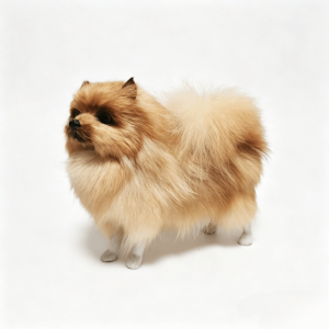 ASDOME Handcrafted Simulation Dog Doll Furry Polyethylene Stuffed Dog Toy Simulation Stuffed Lifelike Design Realistic Dog Toy Home Decoration