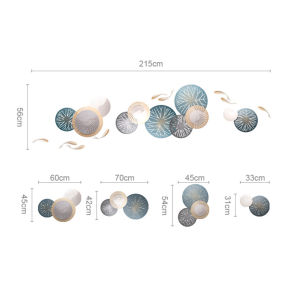 Modern minimalist living room TV sofa background wall decorations three-dimensional light luxury entry aisle entrance wall decorations