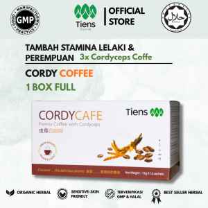 Cordy Cafe Tiens Coffee Powder Tongkat Ali Asli Kopi Kuat Untuk Lelaki 咖啡粉