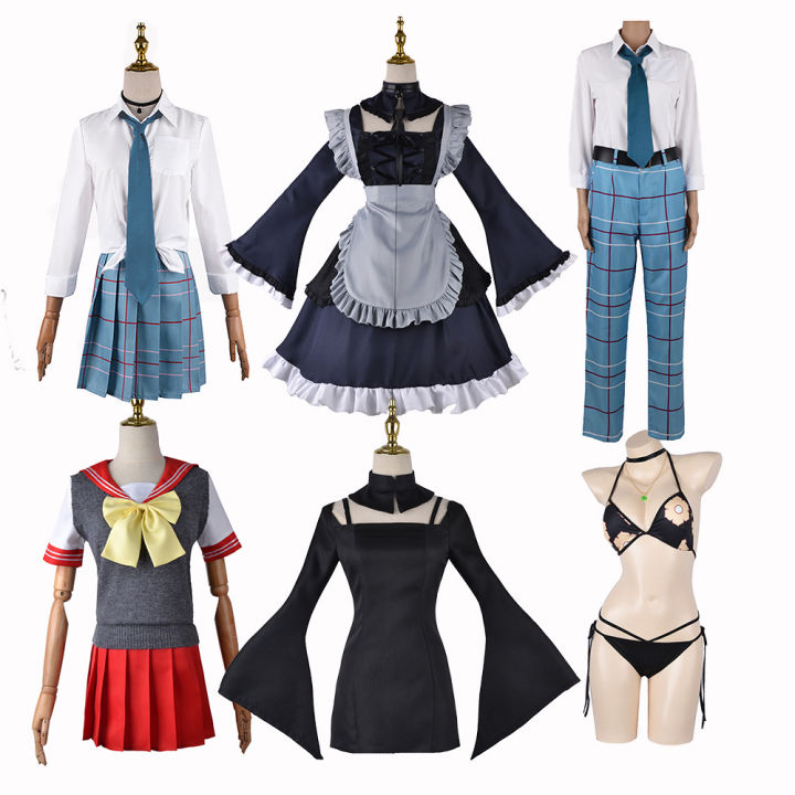 my dress-up darling costume pics Ever since I saw this collaboration between Kuromi and Shizuku (Marin Kitagawa) from Dress Up Darling, I had to cosplay her! It was made possible thanks to @miccostumesde @miccostumesbd and Marin Marin Kitagawa Cosplay My Dress