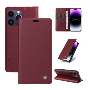 เคสโทรศัพท์ใหม่สำหรับ iPhone 15 Pro 15 Plus 15 Pro Max เคสเคสแบบพับปิดได้ช่องใส่การ์ดแม่เหล็กกระเป๋าสตางค์หนัง TPU