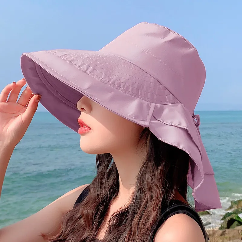 Beach Hat Foldable Sun Hat Womens Hat Panama Beach Visor Caps Anti