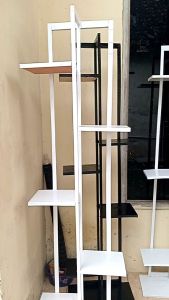 [Termurah] Rak bunga hias kayu minimalis modern kokoh kuat 150cm