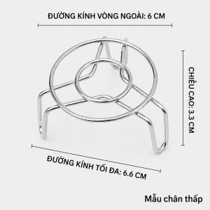 Combo 2 Vỉ Hấp Mini Đa Năng - Giá Đỡ Lót Đĩa Cách Nhiệt Chịu Nhiệt Cho Nhà Bếp - Giá Hấp Mini Chịu Nhiệt - Giá Hấp Bánh Bao Đế Lót Nồi Cách Thủy Chống Trượt