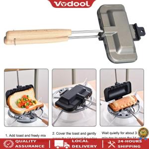 [Lowest price]Grilled Cheese Maker Multifunctional Pie Maker Rectangle High Temperature Resistant for Breakfast Pancakes Toast Omelets