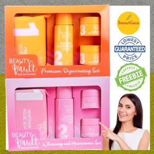 Beauty Vault Premium Rejuvenating Set & Whitening Maintenance Set | Light & White REJUV Set