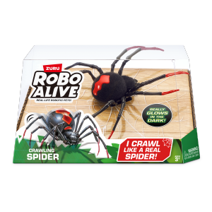 Robo Alive Crawling Spider Glow In the Dark Robotic Toy by ZURU