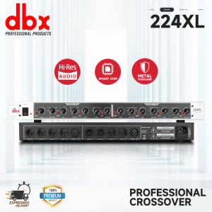 DBX 224XL Professional 4-way electronic crossover (white)Ultra low bass stage bar performance audio