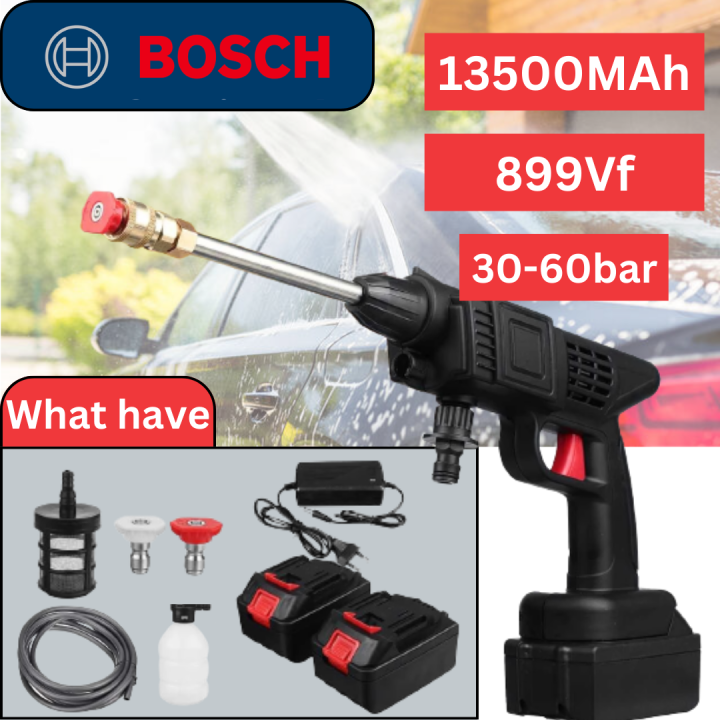 BOSCH 2 battery 988VF Cordless Water Jet Portable Car Washer High