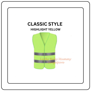 【JJ HOME】Safety Reflective Vest Visibility Jacket With Pocket Zip Uniform Night Activities