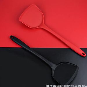Silicone Spatula Full Coverage Silicone Chinese Spatula Non-Stick Pan Cooking Spatula   Silicone Chinese Spatula Thick Version 105 In Stock [ Free Shipping ]