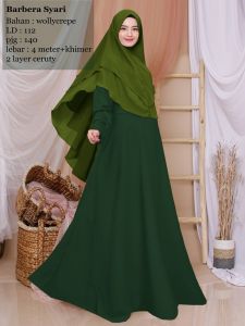 WPS Collection Gamis Muslimah Model Polosan - Pakaian Gamis Wanita Polos Elegan dan Terbaru ngembang