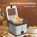 พร้อมส่ง หม้อทอดไฟฟ้า เตาทอดไฟฟ้า  Electrical Fryer ความจุ 3 ลิตร เตาทอด เตาทอดเฟรนฟราย เตาทอดลูกชิ้น หม้อทอดไก่ ปรับระดับความร้อนได้. 
