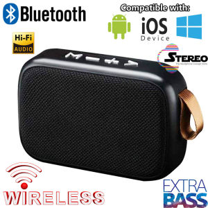 ลำโพงบลูทูธ G2 ลำโพงไร้สายกลางแจ้งแบบพกพา ซับวูฟเฟอร์เบสสเตอริโอ 9D เครื่องเล่นเพลง ลำโพงผ้าสร้างสรรค์ รองรับ USB การ์ด microSD Bluetooth Speaker Portable Outdoor Wireless Speaker 9D Stereo Bass Subwoofer Music Player Creative Fabric Speaker Support USB m