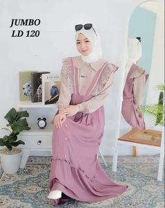 MAXI DRESS WANITA JUMBO XXL LD 120 DRESS KONDANGAN WANITA MEWAH TERBARU GAMIS WANITA MUSLIM TEMI