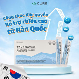 CANXI VÁNG SỮA HỮU CƠ KJM JEONG MOON ALOE (30 gói- tách lẻ)- Thương hiệu Kjm Aloe 50 năm Hàn Quốc
