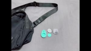 Waterproof Airtag Holder for Kids Hidden Silicon Case for Air Tag GPS Tracker Holder Hidden Airtag Case with Safety Pins for Children Clothing Backpack