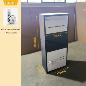 Come Home Personal Express Cabinet Anti Theft Outdoor Document Delivery Package Receiving Kabinet Peti Surat Luar