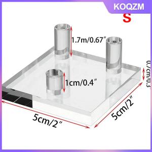 KOQZM Acrylic Display Stand Holder Suport Shelf Base For Minerals Rock Specimens Geode Stones Jewelry Small Collectibles Display Rack