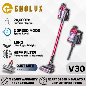Enolux V30 Cordless Vacuum Cleaner Free Dust Mite For Home Of Office 无线吸尘机